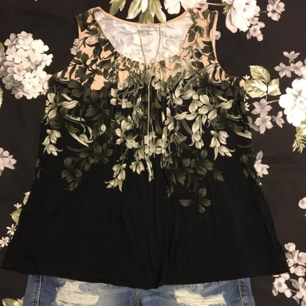 Women's Floral Tank Top